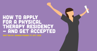 apply for physical therapy residency